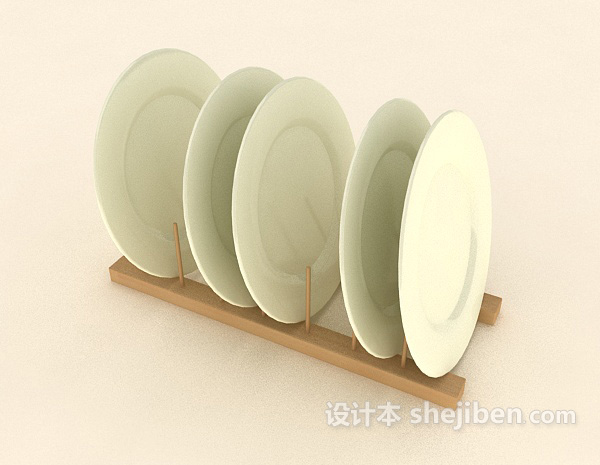 设计本陶瓷碟子3d模型下载