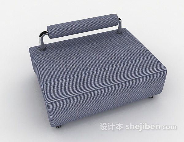 蓝色沙发凳