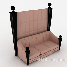 新古典多人沙发3d模型下载