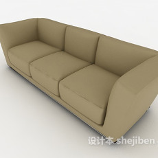 现代休闲多人沙发3d模型下载