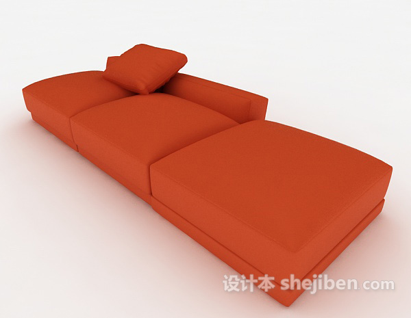 橙色懒人沙发