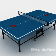 乒乓球台桌3d模型下载