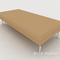 现代沙发长凳3d模型下载