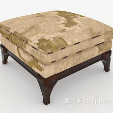 现代个性沙发凳3d模型下载