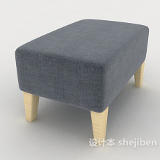 现代风格简单沙发凳3d模型下载