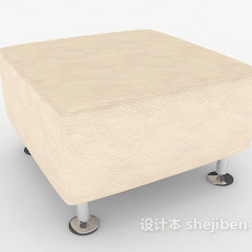简单居家沙发凳3d模型下载