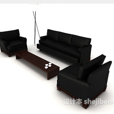 现代家居组合沙发3d模型下载