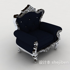 欧式居家高档沙发3d模型下载