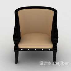 大方简约休闲椅3d模型下载