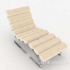 现代简约休闲躺椅3d模型下载