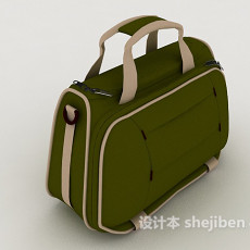 棕色手提包3d模型下载