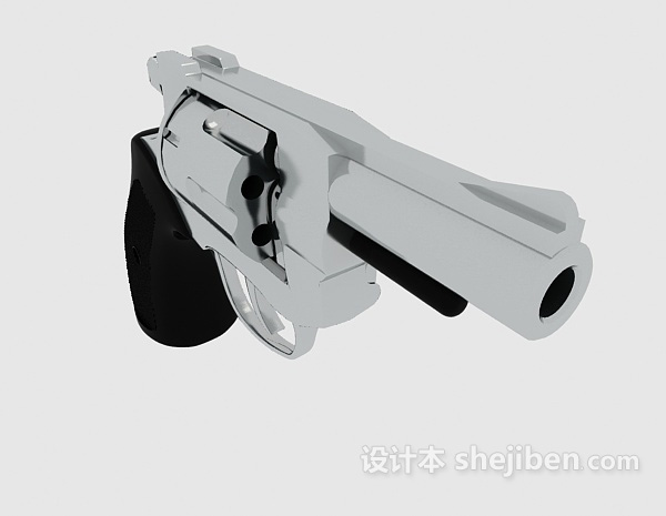 免费短式手枪3d模型下载