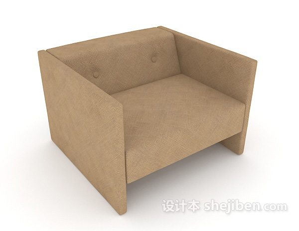 简单沙发3d模型下载