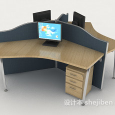 个性办公桌3d模型下载