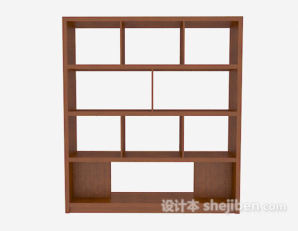 现代木质简单展示柜