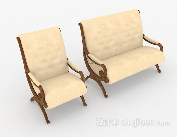 简单欧式沙发凳