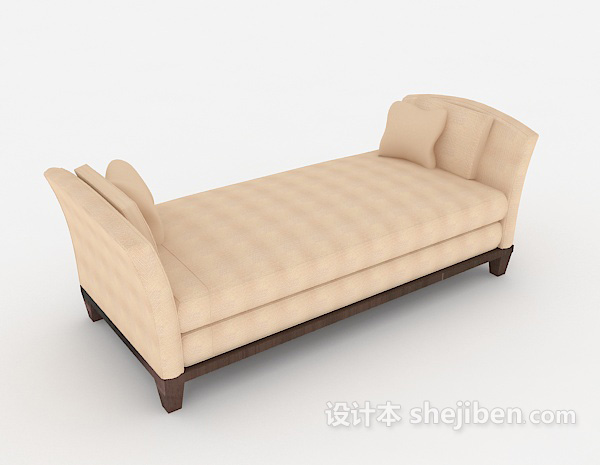 单人躺椅单人沙发3d模型下载