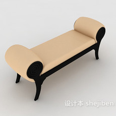 简约沙发凳子3d模型下载