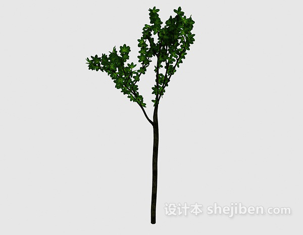 小绿树3d模型下载