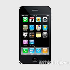 现代苹果手机3d模型下载