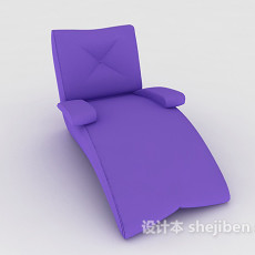 简约沙发躺椅3d模型下载