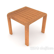 简易家居小板凳3d模型下载