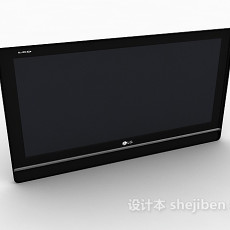 LG液晶电视机3d模型下载