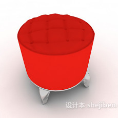 欧式家居沙发凳3d模型下载