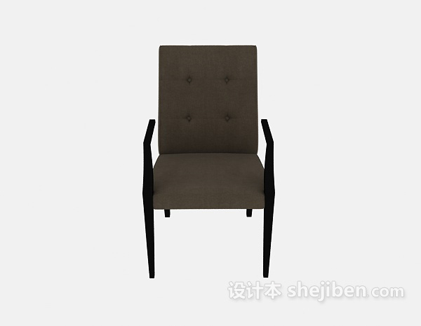 现代风格简约单人椅3d模型下载