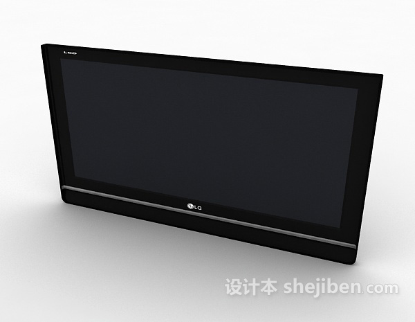 免费LG液晶电视机3d模型下载