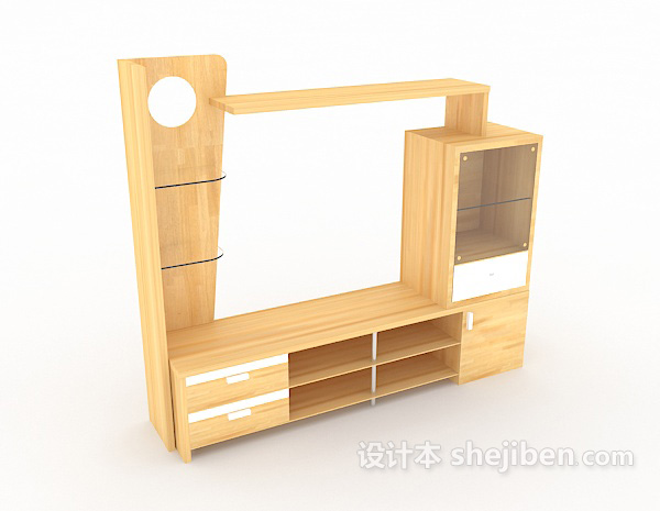 现代木质多功能电视柜
