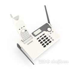 移动电话机3d模型下载