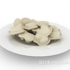 水晶饺子3d模型下载