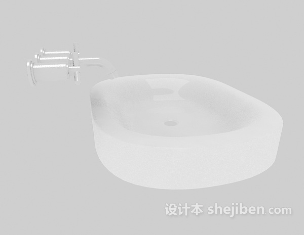 设计本浴室家居洗手池3d模型下载