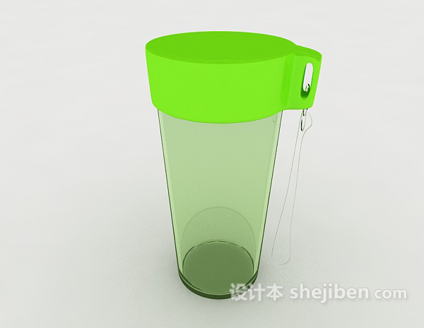 设计本塑料水杯3d模型下载