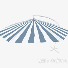 遮阳沙滩伞3d模型下载