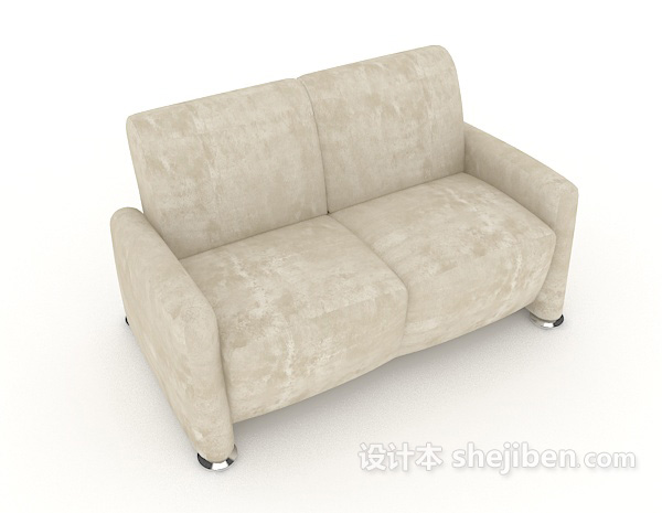 现代家居双人沙发3d模型下载