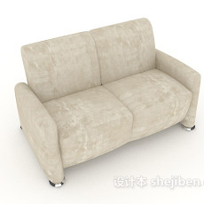 现代家居双人沙发3d模型下载
