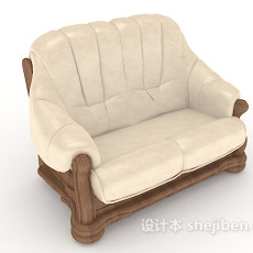欧式居家高档单人沙发3d模型下载