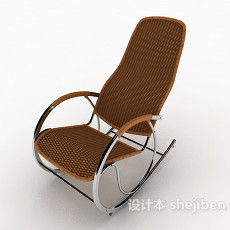 现代简约摇椅3d模型下载
