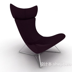 U型休闲椅3d模型下载