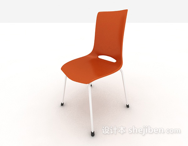 橙色休闲椅子