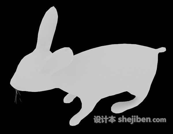 免费兔子玩具3d模型下载