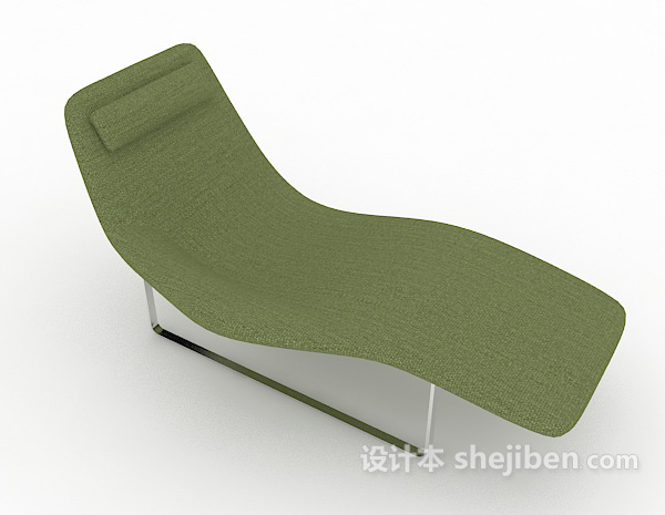 绿色休闲躺椅