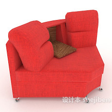 现代单人沙发3d模型下载