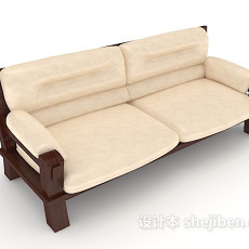 新中式居家沙发3d模型下载