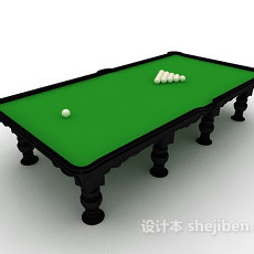 简易桌球台3d模型下载