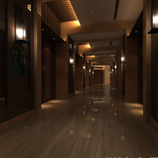 室内电梯走廊3d模型下载