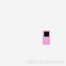粉红色MP33d模型下载