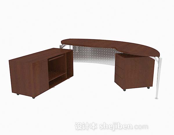 现代简约木质办公桌子